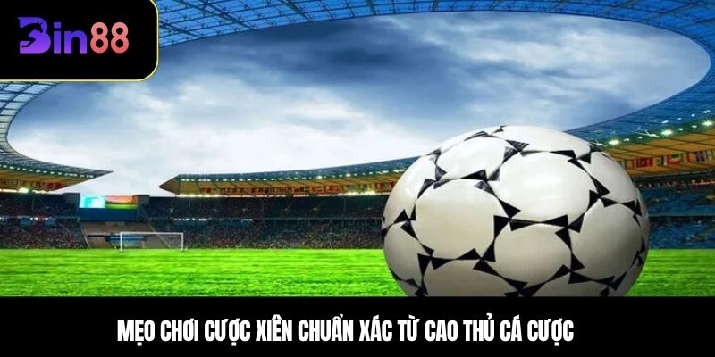 Mẹo chơi cược xiên chuẩn xác từ cao thủ cá cược