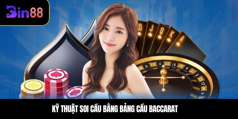 Kỹ thuật soi cầu bằng bảng cầu baccarat